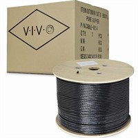 VIVO Black 152m Bulk Cat6, Full Copper Ethernet