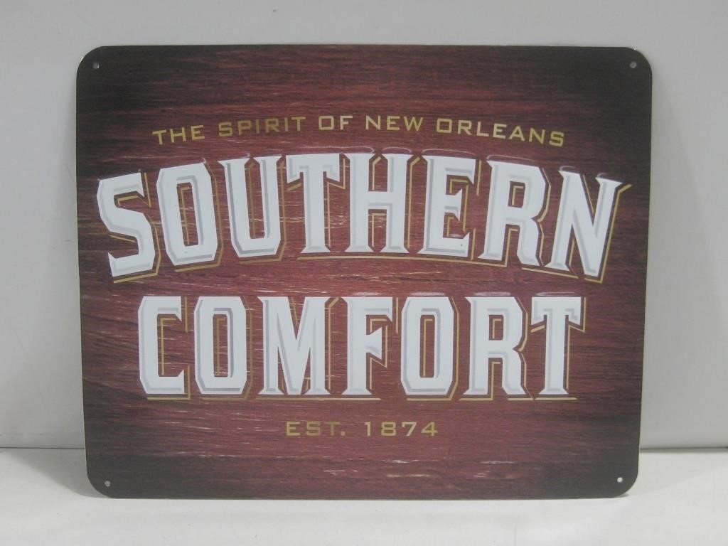 Original Metal Southern Comfort Sign See Info