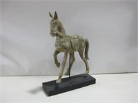 17.5" Vtg Wood Horse Statue