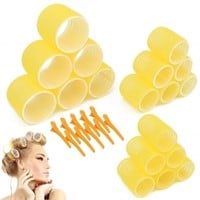 Afanso Jumbo Size Hair Roller sets, Self Grip