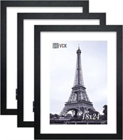 VCK 12X18 SOLID WOOD PICTURE FRAME X3