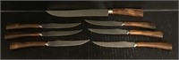 SHEFFIELD ENGLAND STEAK KNIVES AND CARVING KNIFE