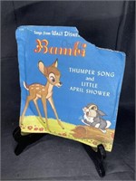 *Rare* LIttle Golden Book Bambi Record + Bonus
