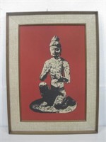 27"x 3' Framed Buddha Decor