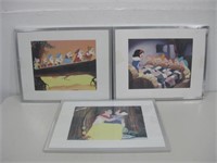 Three Disney's Snow White Prints See Info