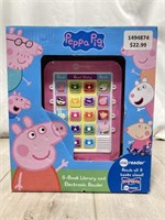 Peppa Pig 8-Book Library and Electronic Reader