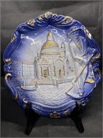 Portugal Blue & White Raised Decorative Plate