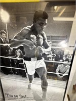 Vintage full size poster Mohammad Ali quote