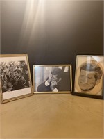 Vintage JFK framed pictures