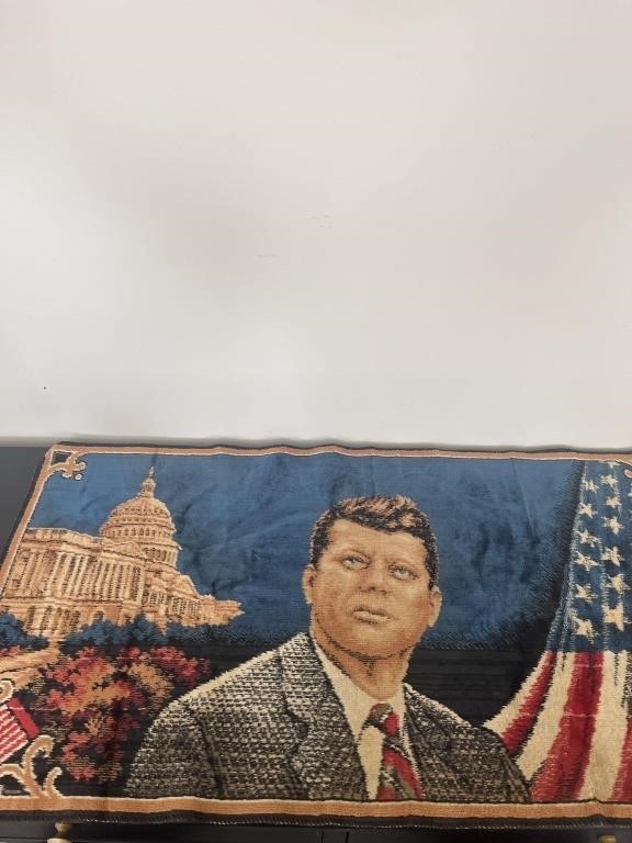 Vintage JFK tapestry