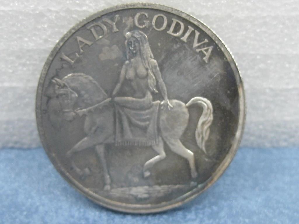 Lady Godiva One Troy Ounce Silver Coin