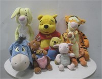 Assorted Winnie The Pooh Plush Largest 26.5"