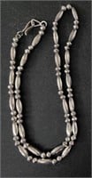 SILVER BEAD NECKLACE