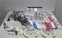 Wii Console W/Accessories Powers On
