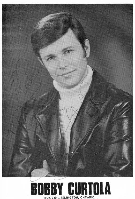 1960's Signed Bobby Curtola Photo