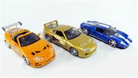 Fast and Furious Die Cast Lot.