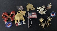 ASSORTED REPUBLICAN PARTY JEWELRY