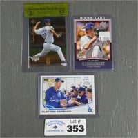 Assorted Clayton Kershaw Cards & Rookie