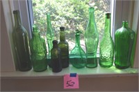 Green bottles
