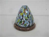 3.25" Hand Blown Glass Vase