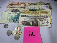 FOREIGN COINS AND BILLS