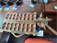 Tray, wooden Honduras game