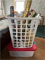 Wrapping paper, hamper, tote