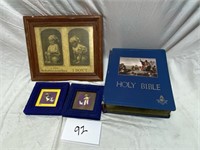 1960 HOLY BIBLE / PICS