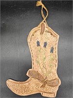 Hanging Pottery Western Decor- Cowboy Boot