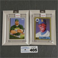 Topps Project 70 Griffey #99 & McGwire #98 Cards