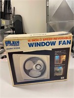 Vintage Galaxy 16" Metal Window Fan