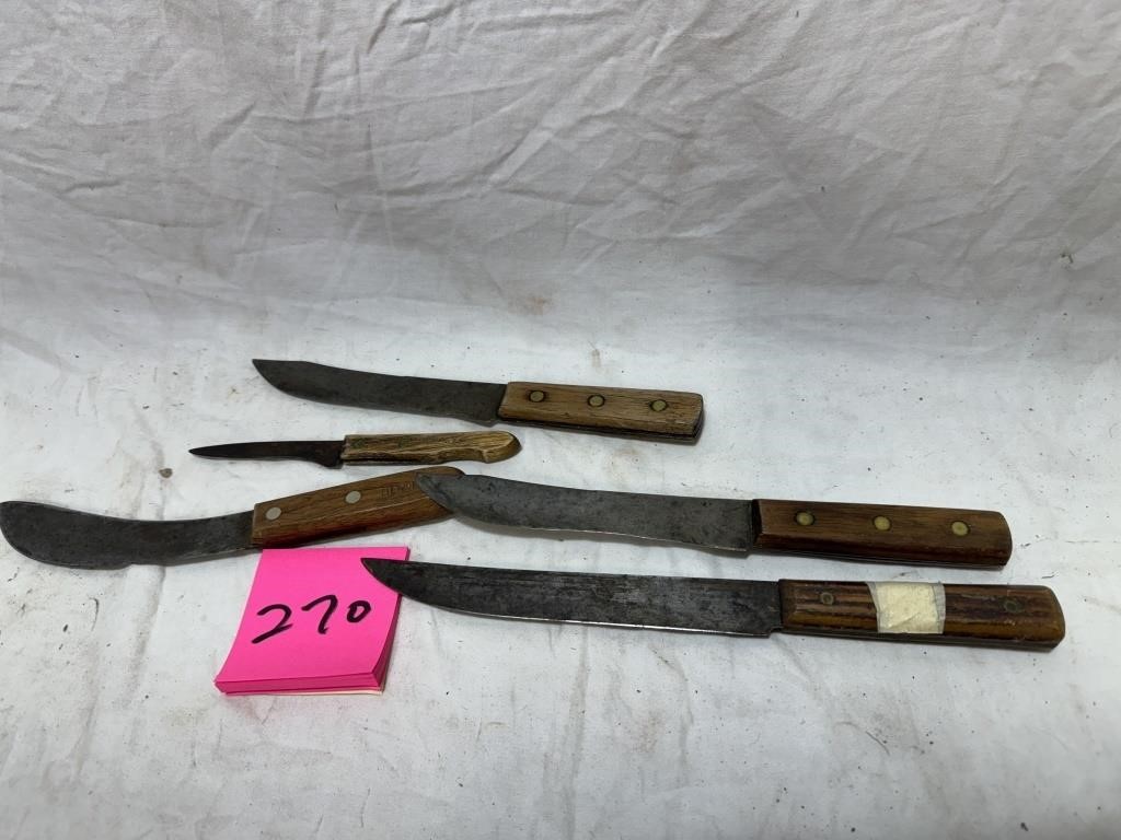 LOT OF KNIVES INCLUDING OLD HICKORY