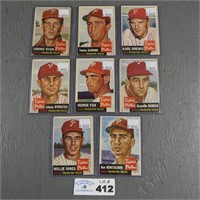 1953 Topps Philadelphia Phillies Baseball Cards