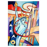 Alfred Gockel, "Flame of NY" Hand Signed Limited E