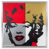 Andy Warhol (1928-1987), "Golden Marilyn" Framed L