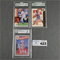 Mark McGwire Rookie & Other Graded Cards
