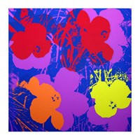 Andy Warhol "Flowers 11.66" Silk Screen Print from