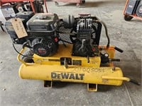 Dewalt Gas 8 Gal Compressor Runs Good