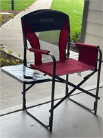 DIRECTORS CHAIR W FOLDING SIDE TABLE