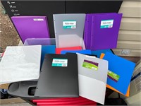 Large lot of folders