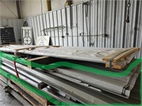 Approx. 24 Pc 8'-17' Metal Wall Panels