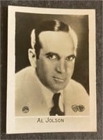 AL JOLSON: Scarce German ORAMI Tobacco Card (1931)