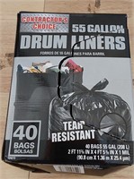 55 Gallon Drum Liner Trash Bags