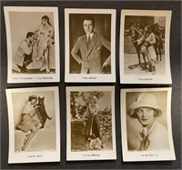FILM STARS: Antique MANOLI Tobacco Cards (1931)