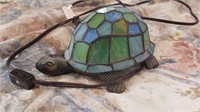 Stain glass turtle lamp