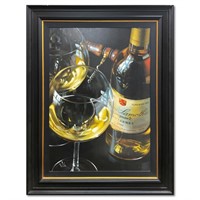 Dmitri Annenkov, "Guenoc Wine" Framed Original Oil