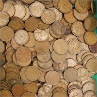 (300) Lincoln Wheat Cents- Unsorted