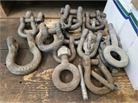 Large Lot Assorted Safety Anchor Shackles