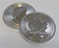 1 oz Silver Maple Leaf BUllion Coin Random Date