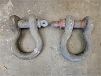 2 Pc 10" Safety Anchor Shackle